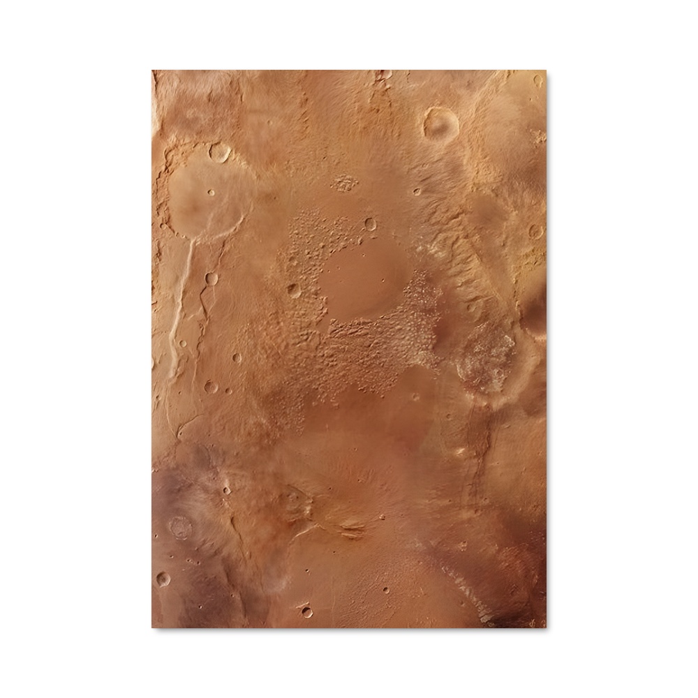 Poster magnifique surface de Mars